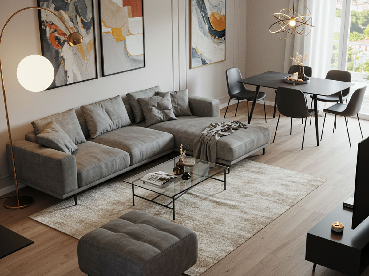 penataan furniture dan dekorasi